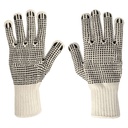 [21830] Guantes de algodon con puntos de PVC en palma y dorso.