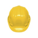 [25037] Casco de seguridad color amarillo.