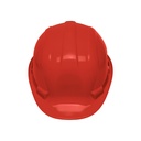 [25044] Casco de seguridad color rojo.
