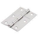 [43186] Bisagra rectangular 1-1/2", acero pulido.