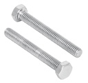 [44558] Paquete de 20 tornillos cabeza hexagonal galvanizado s 1/4" x 1".