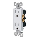 [46111] Contacto dúplex 2 polos + tierra classic color blanco.