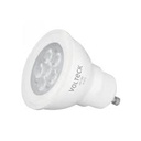 [46218] Lampara de led 6 W tipo MR 16 base GU10 luz calida.