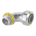 [46933] Conector curvo 1/2" para tubo liquid tight.