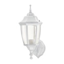 [47288] Arbotante tipo farol soportado blanco lampara no incluida.