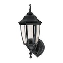 [47289] Arbotante tipo farol soportado negro lampara no incluida.