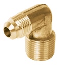 [47400] Codo terminal a 90° de laton 3/8 x 1/2".