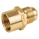 [47432] Niple campana de laton, 1/2"x 1/2".