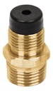 [47434] Niple terminal de laton para gas de 3/8" x 1/2".