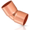 [48861] Codo de cobre a 45° de 1 1/2".