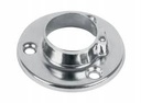 [48975] Brida para tubo de closet redondo acero cromado de 1".