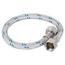 [49120] Manguera de aluminio 40 cm para lavabo/fregadero de 1/2" x 1/2".