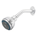 [49259] Regadera redonda con 5 funciones de 3" con brazo y chapeton linea aqua.