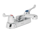 [49278] Mezcladora para lavabo de 4" nariz larga con manerales de palanca.
