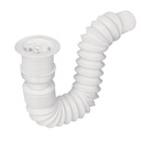 [49370] Cespol flexible para fregadero con contra de 1 1/2".