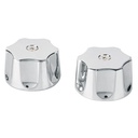 [49443] Jgo manerales chicos hexagonal met. Aqua.