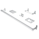 [49607] Juego de 5 accesorios para baño metalicos.