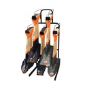[50031] Rack para palas con mango "Y" de pared para 30 palas.