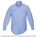 [60347] Camisa azul para caballero manga larga talla extra grande.