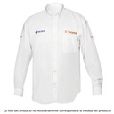 [60363] Camisa blanca para caballero manga larga talla extra grande.