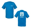 [60421] Playera azul foset para caballero talla extra grande.