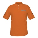 [60457] Playera t-xg tipo polo naranja, cab.