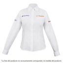 [63106] Camisa blanca para dama manga larga talla chica.