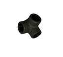 [COD09010] Codo negro de 1/2" con tres bocas rincon.