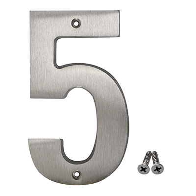 [NUM04650] Numero 5, de lamina.