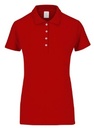 [PLA15046] Playera tipo polo roja dama/ch.