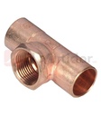 [TEE08965] Tee r/int. Al centro 1/2" (13 milimetros ) cobre.