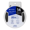 [40145] Carrete con 20 mts de cable THHW-LS 12 AWG (negro).