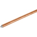 [46124] Varilla de acero revestido de cobre 1.5 mts x 1/2".