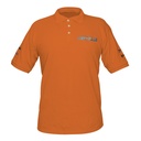 [60456] Playera tipo polo naranja para caballero talla EEG.
