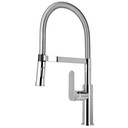 [45195] Monomando cromo nariz flexible para fregadero.