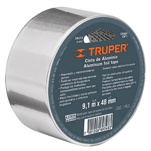 [12611] Cinta de aluminio de 48 mm x 10 mts.