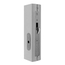 [MX1249] Cerradura para aluminio de aluminio corredizas acabado duranodik modelo X-455.