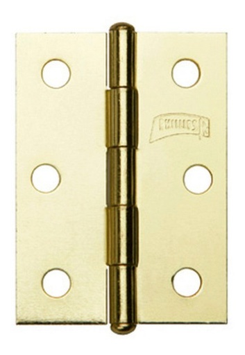 [MX180] Bisagra de acero modelo 135 E de 2 1/2" x 3 1/2" sin tornillerias.
