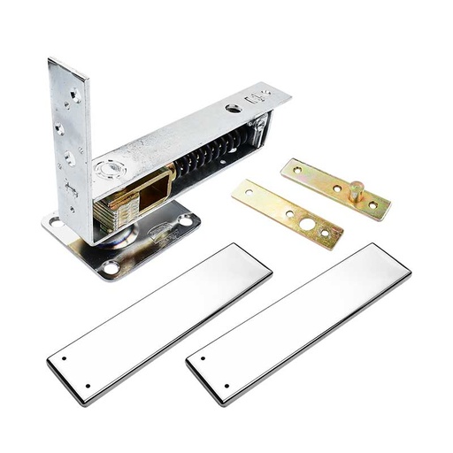 [MX1179] Bisagra de piso cromada modelo 1500.