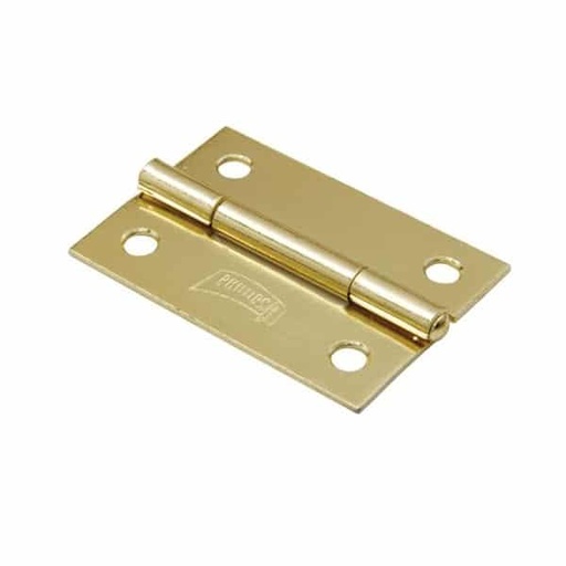 [MX175] Bisagra latonada modelo 120 E de 1 5/8" x 2" con tornilleria.