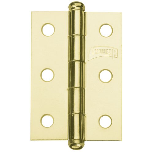 [MX212] Bisagra latonada modelo 720 E de 1 7/16" x 2" con tornilleria.