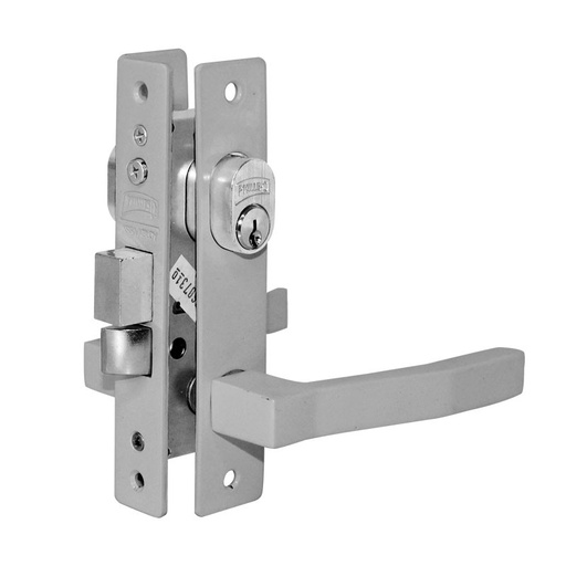 [MX585] Cerradura de aluminio acabado natural modelo 550.