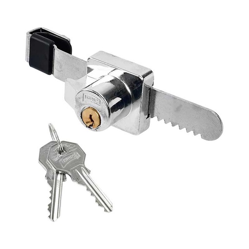 [MX24] Cerradura para mueble acabado en cromo modelo 80.