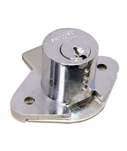 [MX2] Cerradura para mueble acabado laton modelo 21.