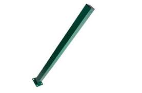 [POSC182150] Poste para reja decorativa verde calibre 18 de 2" x 1.50 mts.
