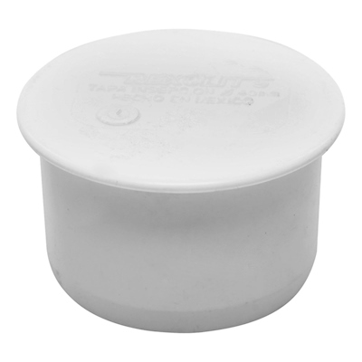 [TAPVC4S] Tapon PVC 4" sanitario.