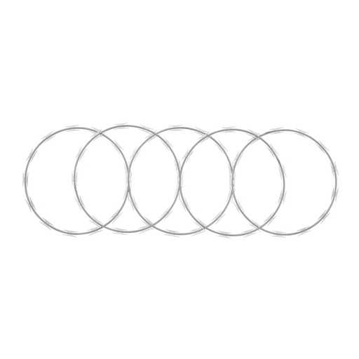 [CONCER4] Concertina galvanizada de 4 puntas.