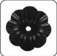 [FLODE-001] Flor decorativa de 6.6 cm de diametro.