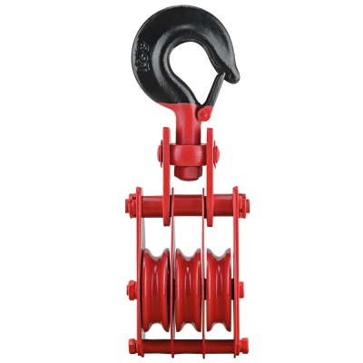 [14GARRUC189SM] Garrucha #3-4 de 4" con capacidad maxima de 300 kg para cable manila de 1/2".