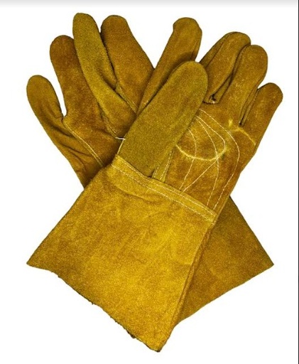 [GUACARL] Guantes de carnaza largo.